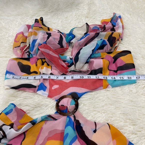 Luxxel Multicolor Abstract Two-Piece Set - Picture 9 of 10